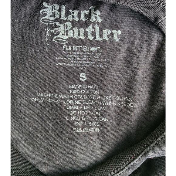 Black Butler Sebastian Cats Are Lovely Women’s Anime T-Shirt Sz Small - Picture 4 of 6